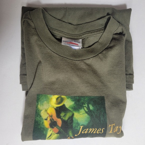 VTG James Taylor Oct Rd 2003 Tour Tshirt Mens XL Tennessee River Double Side USA - Picture 9 of 9